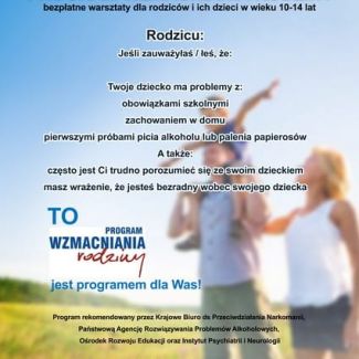 Zdjęcie główne aktualności Zaproszenie na bezpłatne warsztaty dla rodzin w MOPIRPA 