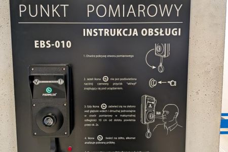 Zdjęcie - Nowy alkomat na dworcu PKP