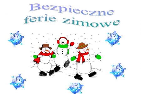 Zdjęcie - Bezpieczne ferie zimowe