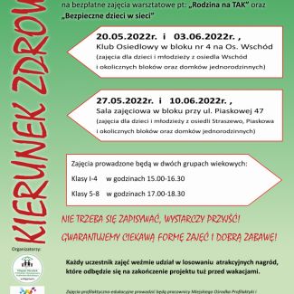 Zdjęcie główne aktualności KIERUNEK ZDROWIE -podsumowanie edycji wiosennej i losowanie nagród